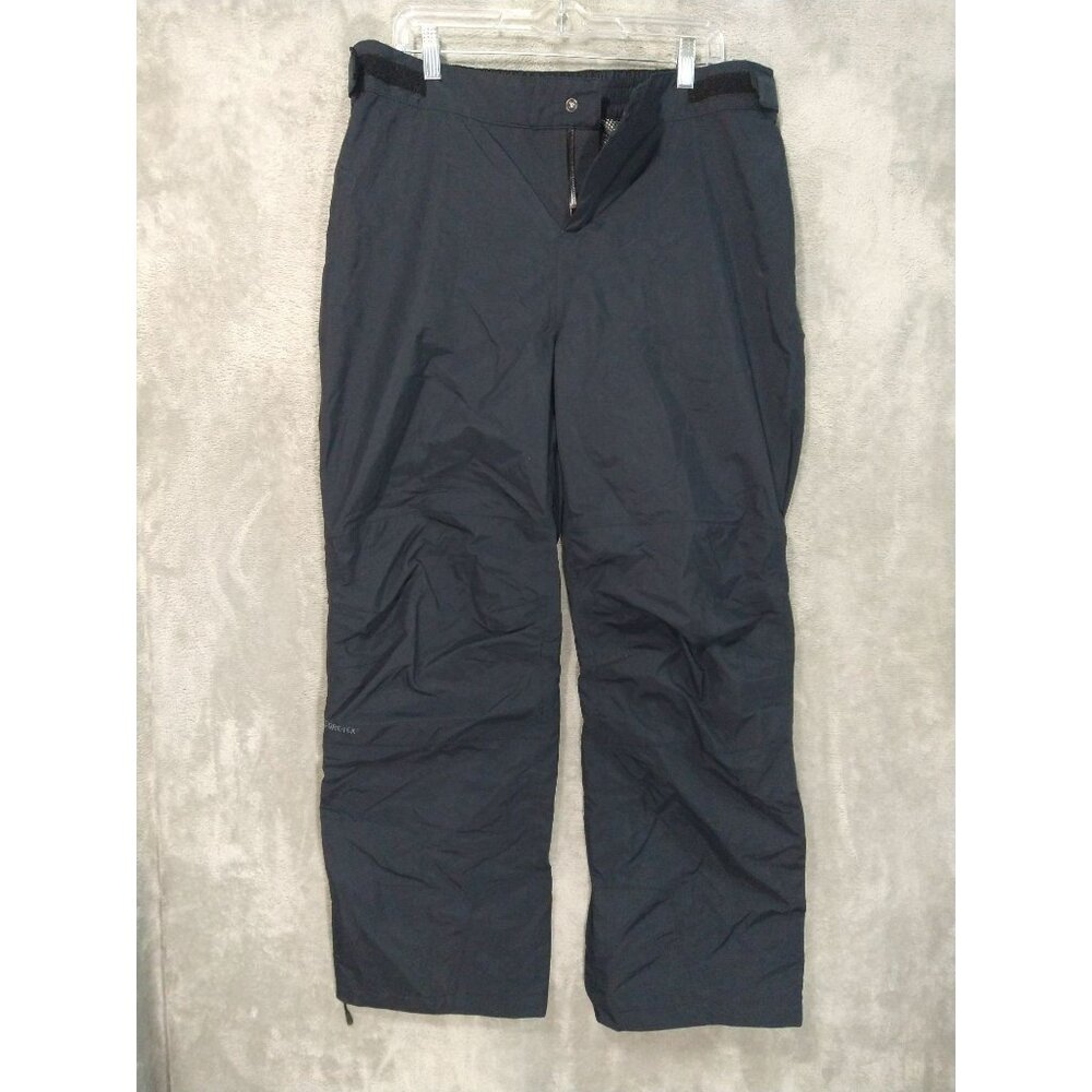 Cabelas Pants Mens XL Black Nylon Gore Tex Waterproof Rain Wind Hiking Camping